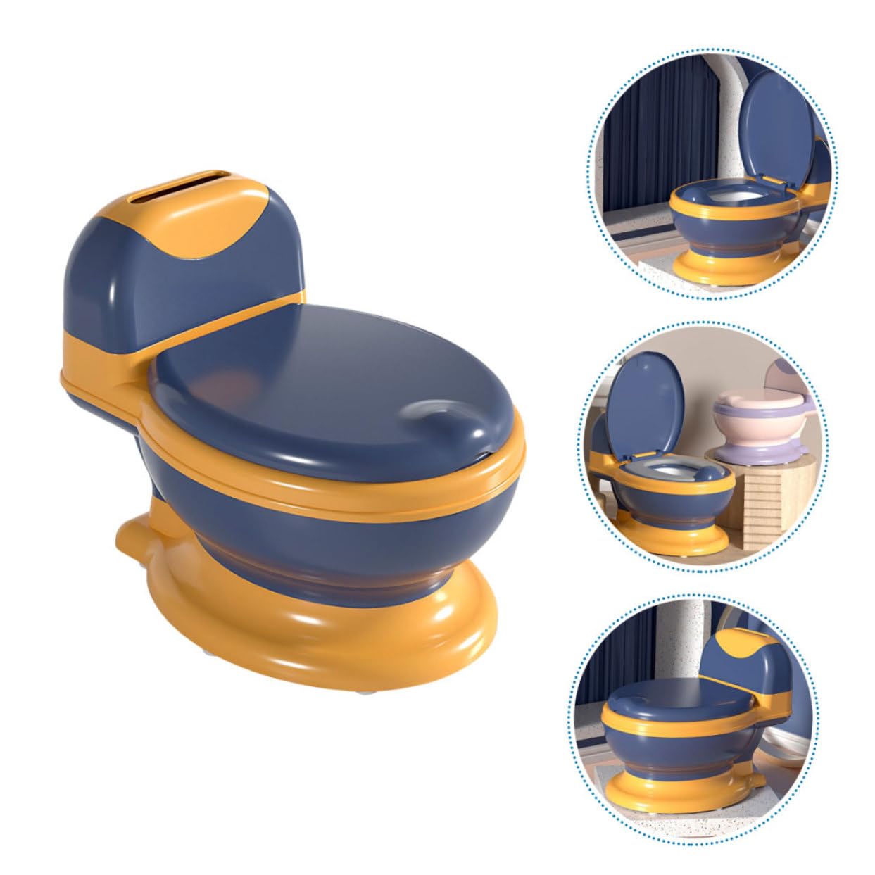 ORINAL PELELA KXLY SILLA ENTRENAMIENTO BAÑO BEBE INODORO RONDON - 9