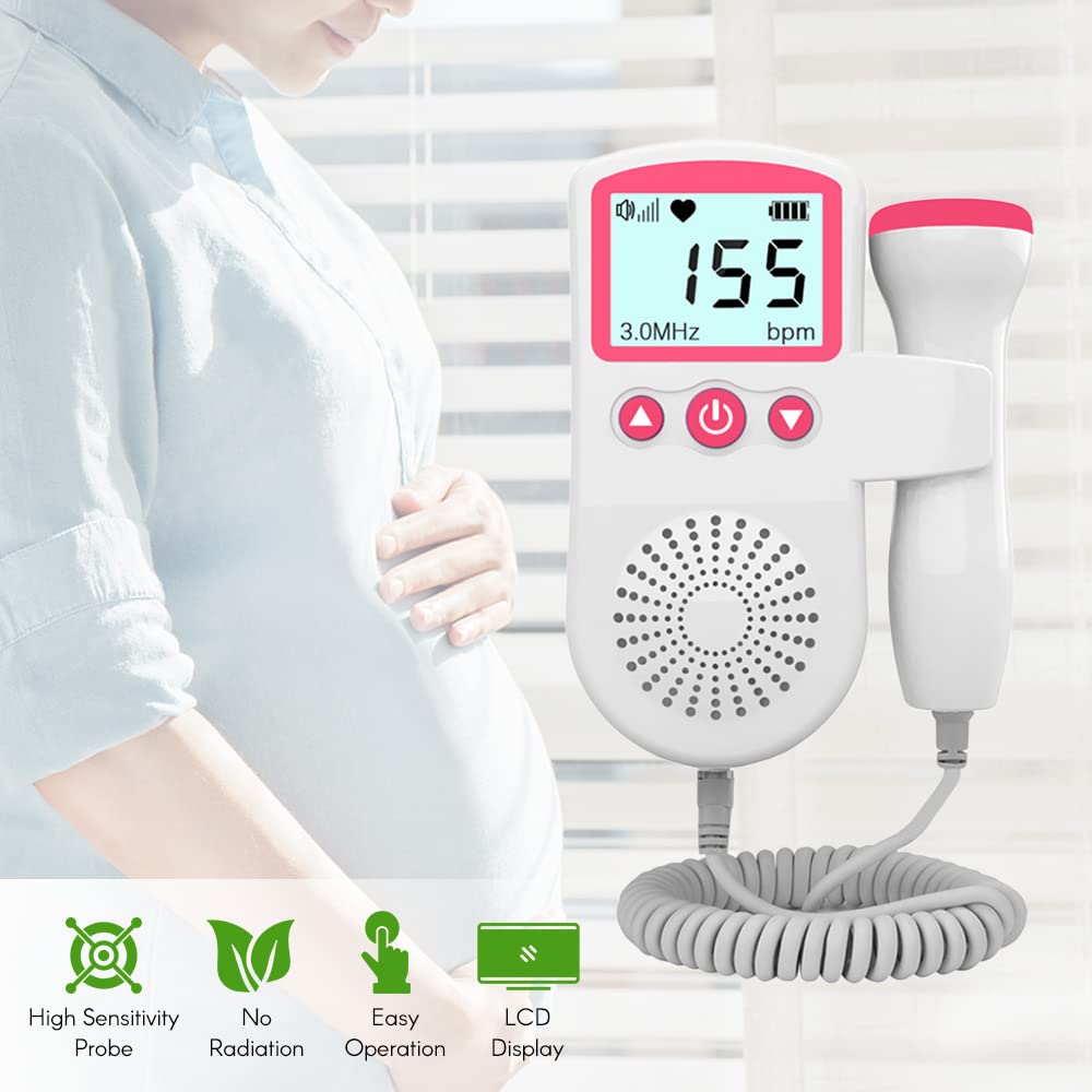 MONITOR CARDÍACO INSIGHT CORAZÓN DETECTOR SONAR FETAL MINI RONDON - 5