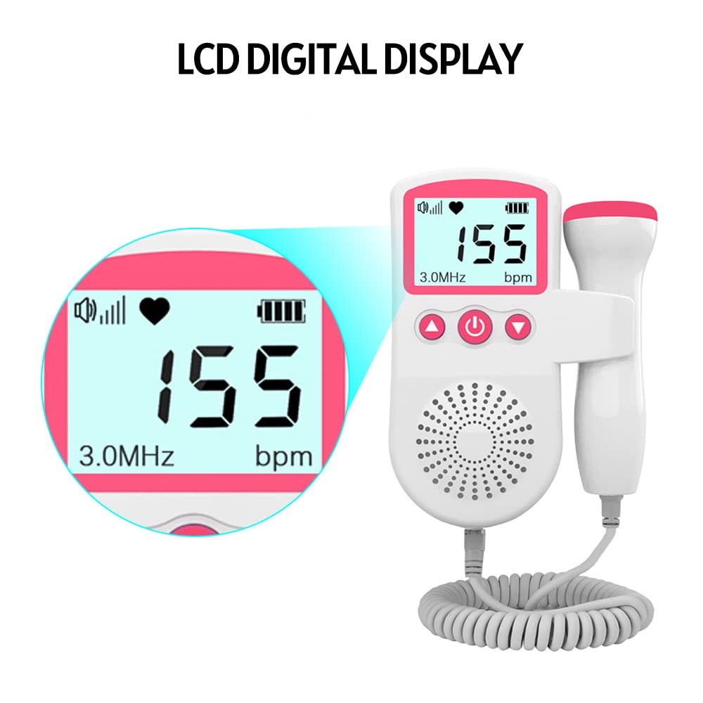 MONITOR CARDÍACO INSIGHT CORAZÓN DETECTOR SONAR FETAL MINI RONDON - 7