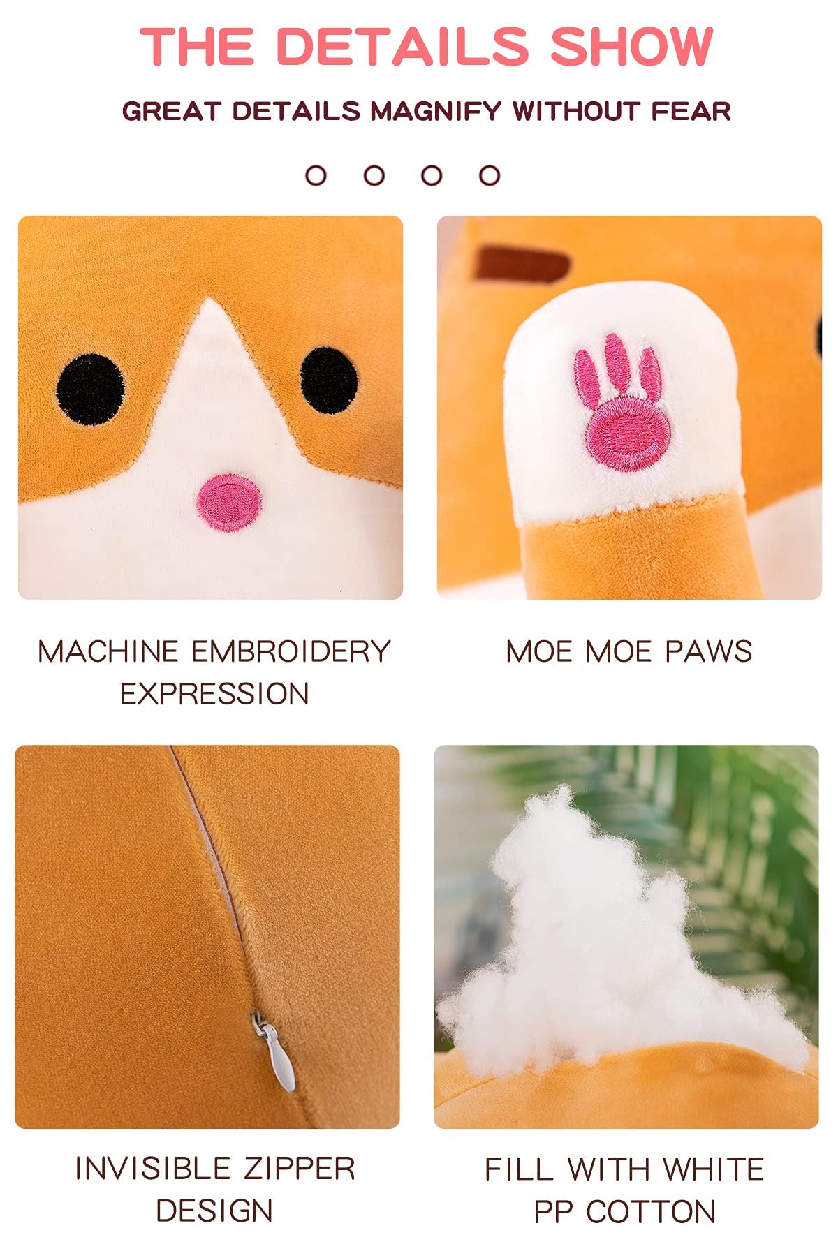 PELUCHE INSIGHT ALARGADOS ANTIESTRÉS SÚPER SUAVES ANIMALITOS RONDON - 9
