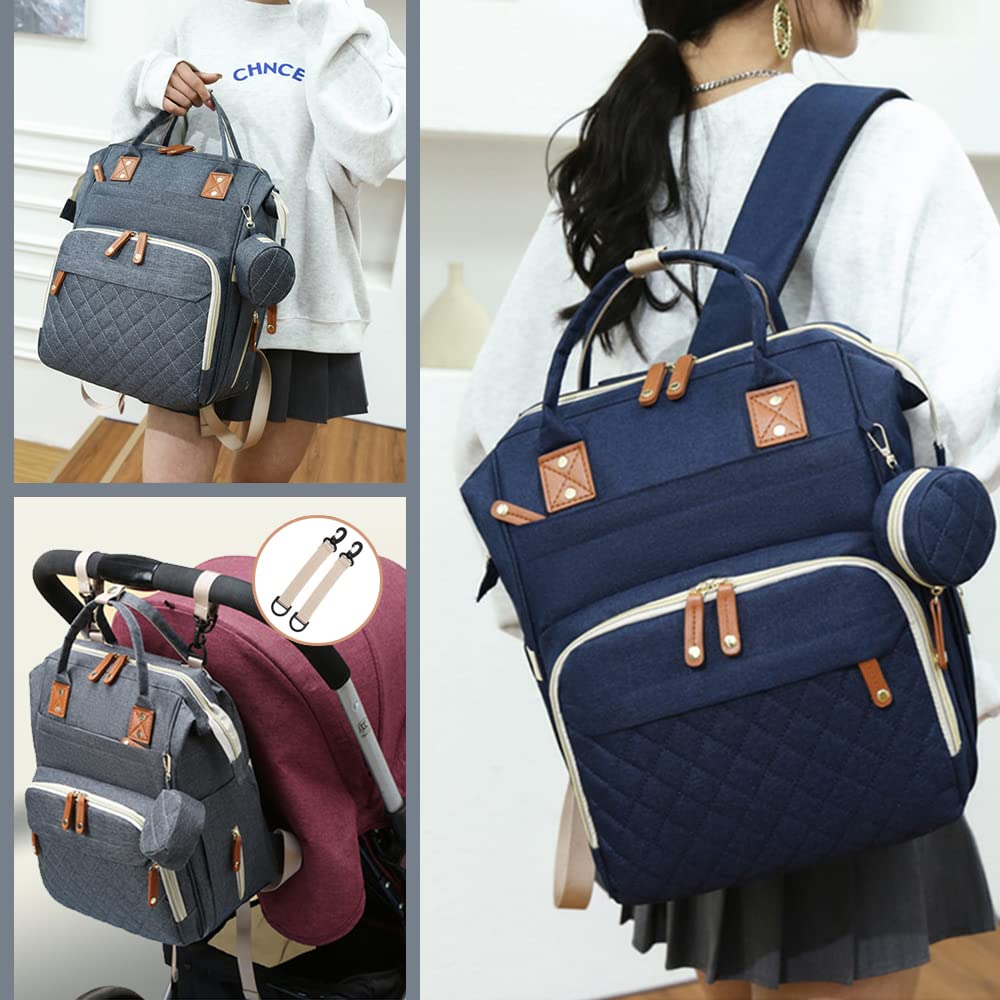 MOCHILA INSIGHT PAÑALES IMPERMEABLE GRAN CAPACIDAD OXFORD RONDON MULTICOLOR - 6