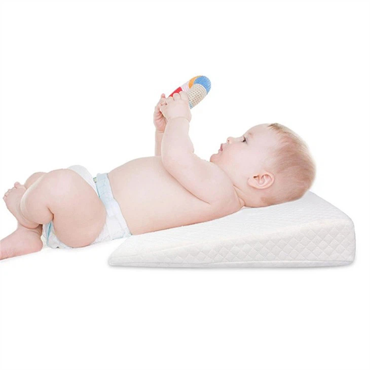 ALMOHADA MODERN BABY DORMIR BEBÉ RECIÉN NACIDO ANTI REFLUJO SUAVE RONDON ALGODÓN MULTICOLOR - 4