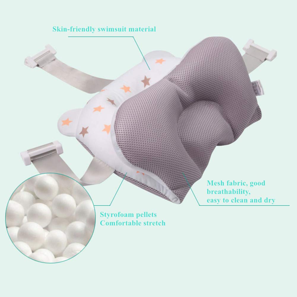 ALMOHADILLA MODERN BABY BAÑERA BEBÉ INFANTIL CÓMODO FLOTANTE RONDON ALGODÓN MULTICOLOR - 1