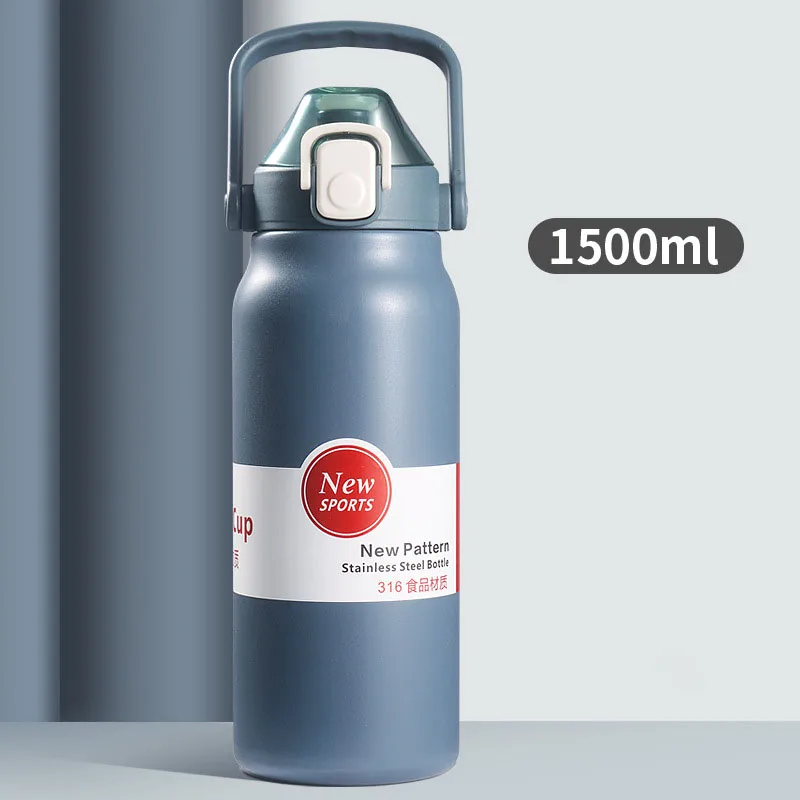 BOTELLA AGUA BEBE NIÑO DEPORTE ADECUADA PORTATIL RONDON - 4