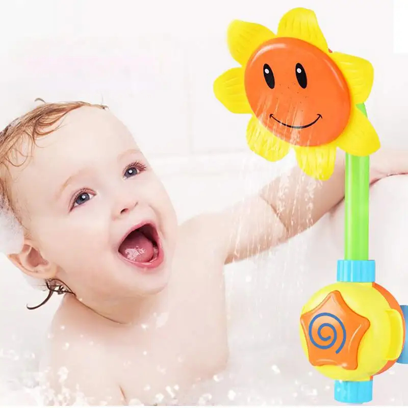 JUGUETE REGADERA MODERN BABY BEBÉ GIRASOL ROCIADO AGUA BAÑO DUCHA RONDON NUEVO - 1