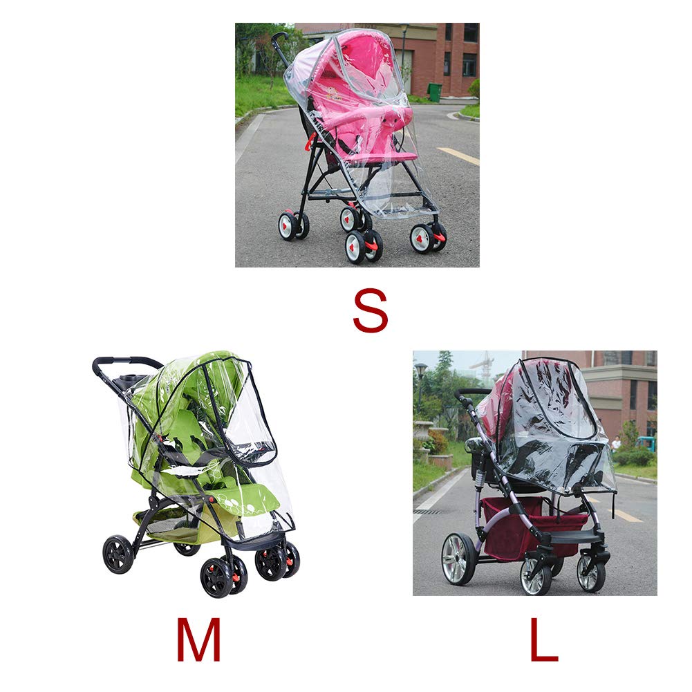 IMPERMEABLE COCHE BEBE CUBIERTA IMPERMEABLE PORTÁTIL RONDON - 5