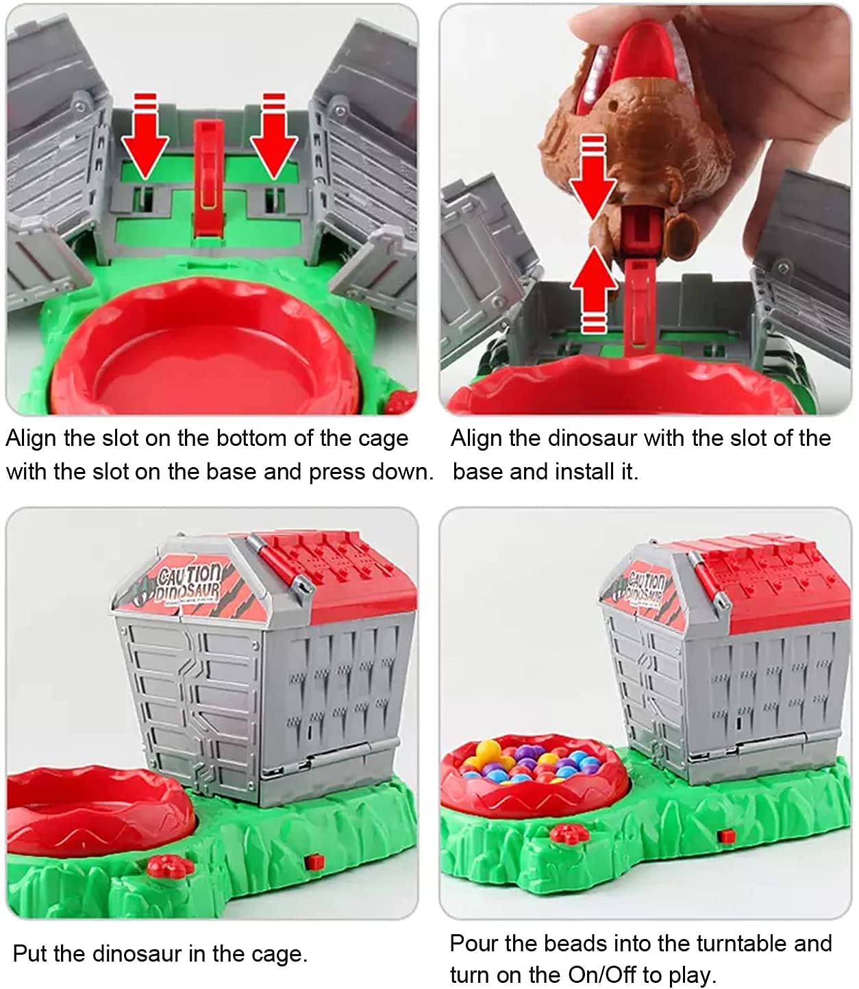 JUEGO MESA DINOSAURIO JUGUETES INTERACTIVO CONJUNTO RONDON - 4