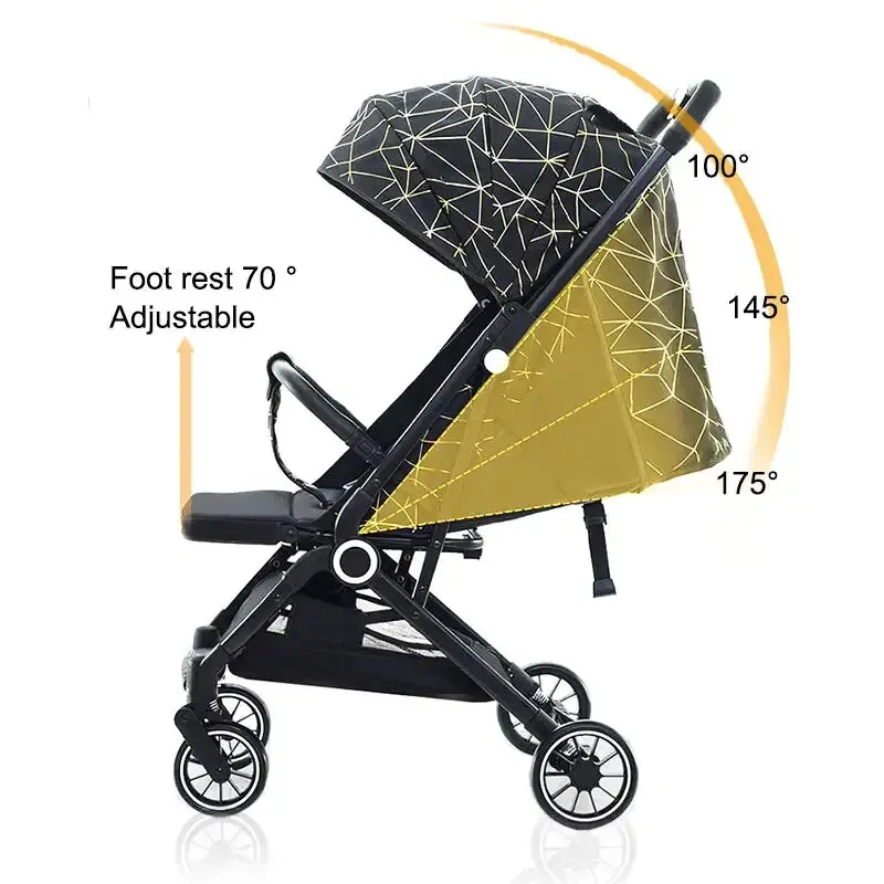 COCHE PASEO ULTRA COMPACTO BEBE PLEGABLE AJUSTABLE RONDON - 2
