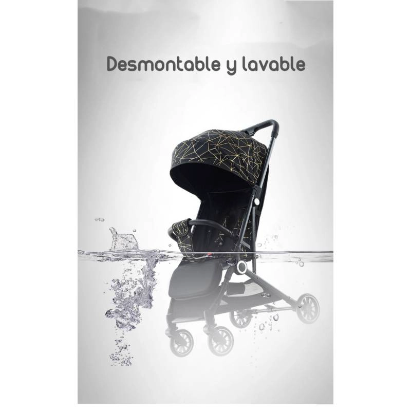 COCHE PASEO ULTRA COMPACTO BEBE PLEGABLE AJUSTABLE RONDON - 8