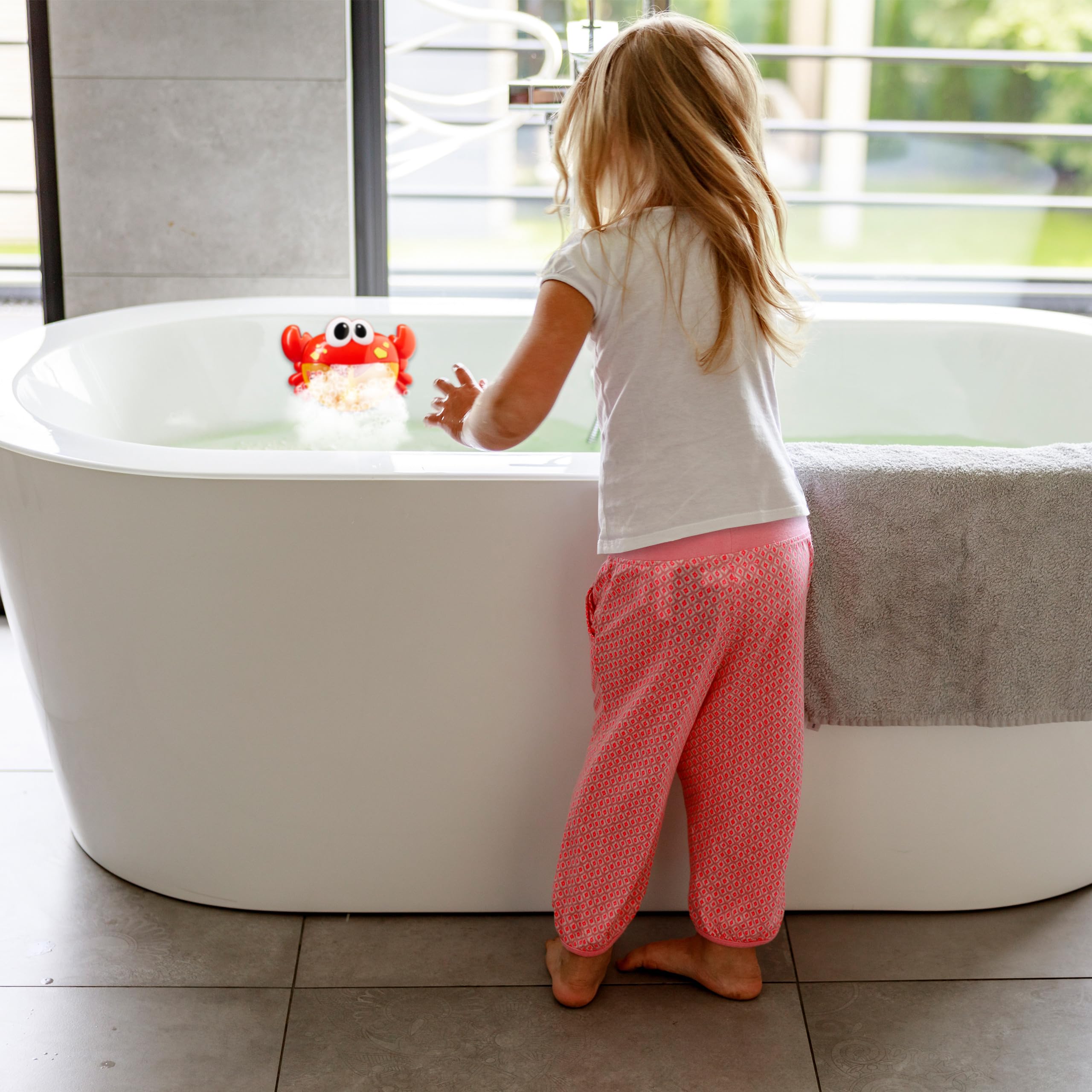 JUGUETES BAÑO BEBÉS NIÑOS CANGREJO BAÑERA BURBUJAS RONDON - 6
