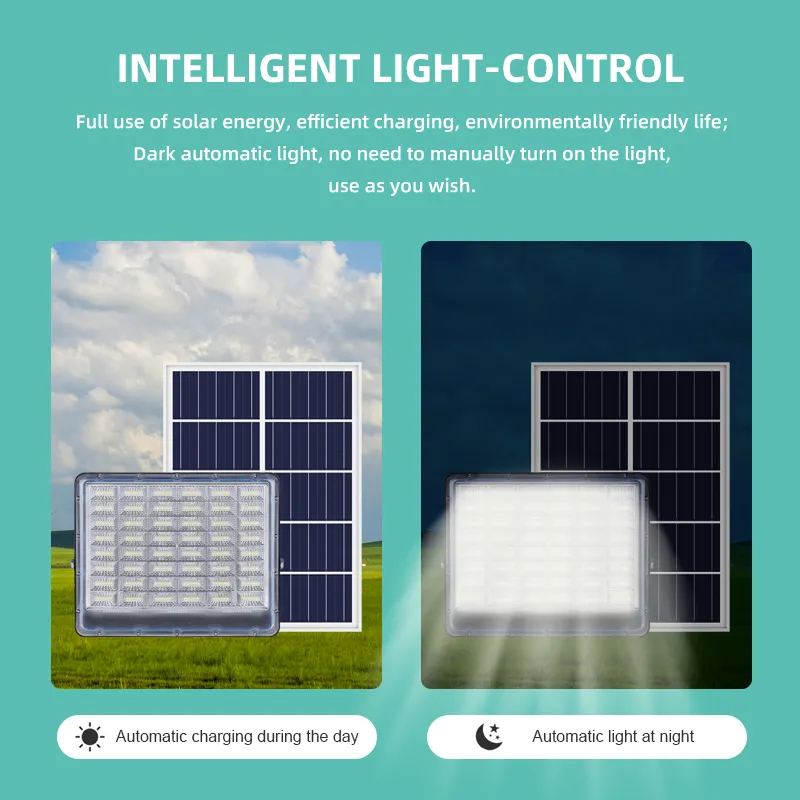 REFLECTOR LUCES INUNDACIÓN SOLAR IMPERMEABLE LED RONDON - 4