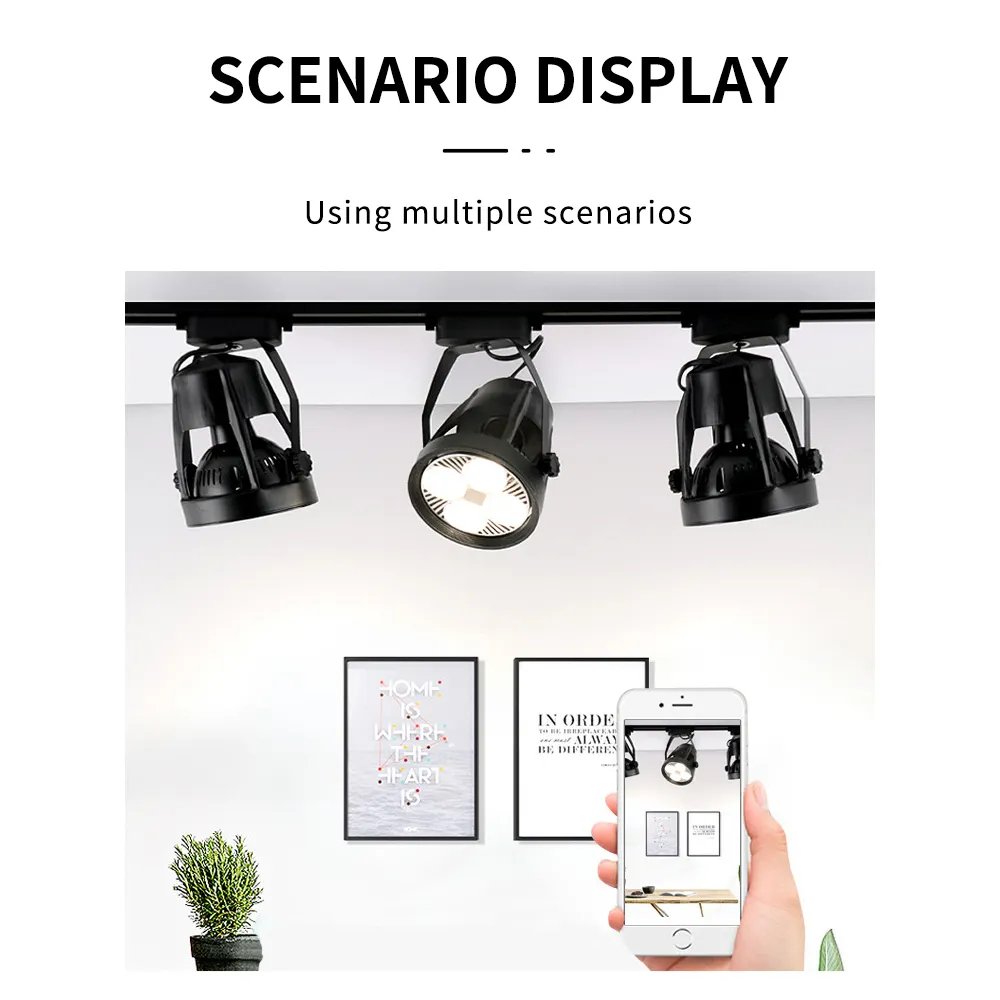 LÁMPARA TECHO HOGAR COMERCIO LED VEGETALES DESMONTAR RONDON - 3