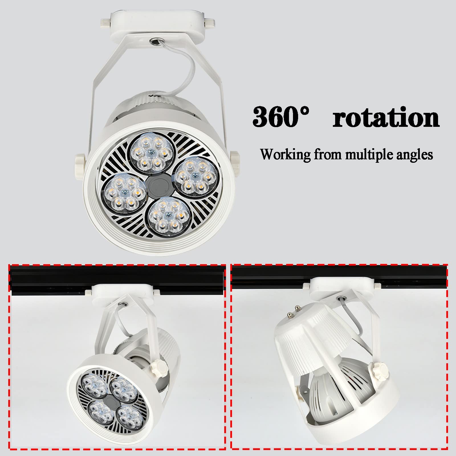 LÁMPARA TECHO HOGAR COMERCIO LED VEGETALES DESMONTAR RONDON - 7