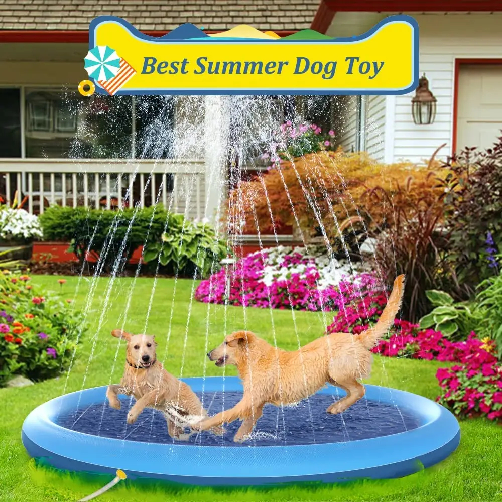 JUGUETE PERROS PISCINA COJN IMPERMEABLE RONDON HCC - 4