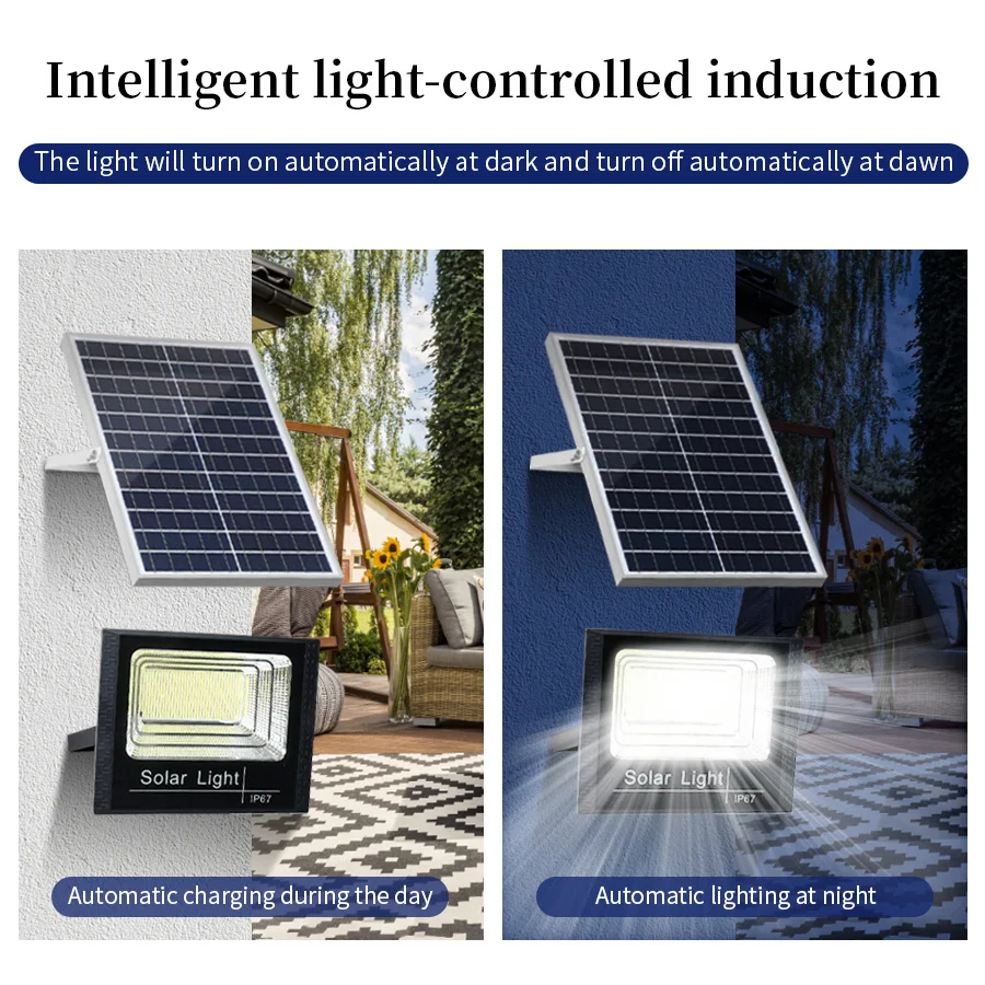 REFLECTOR LUZ INUNDACIÓN SOLAR LED IMPERMEABLE RONDON - 4