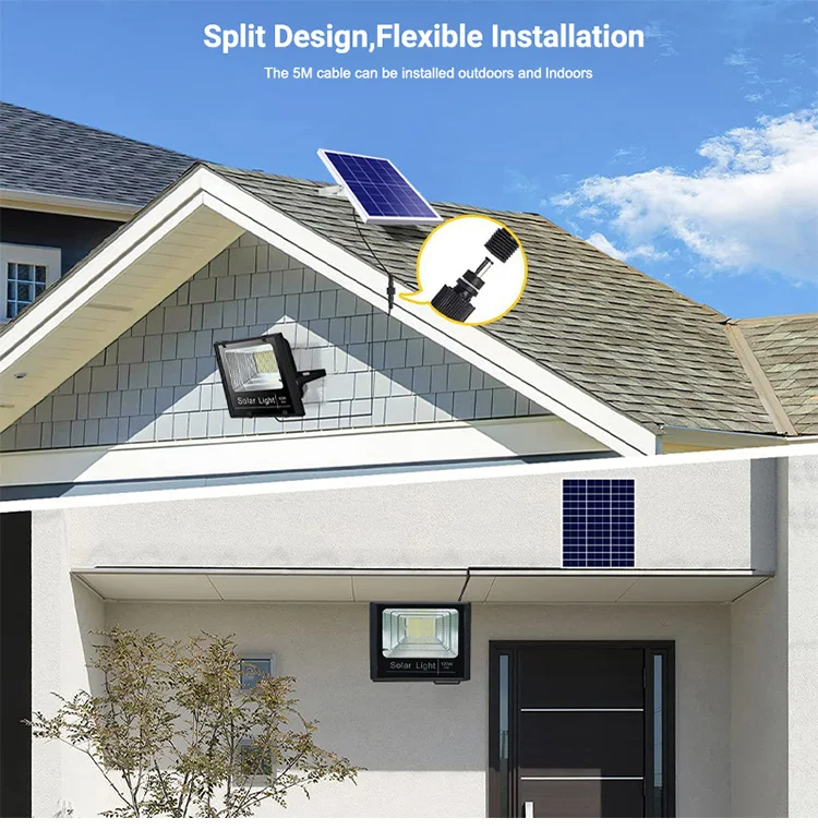 REFLECTOR LUZ INUNDACIÓN SOLAR LED IMPERMEABLE RONDON - 5