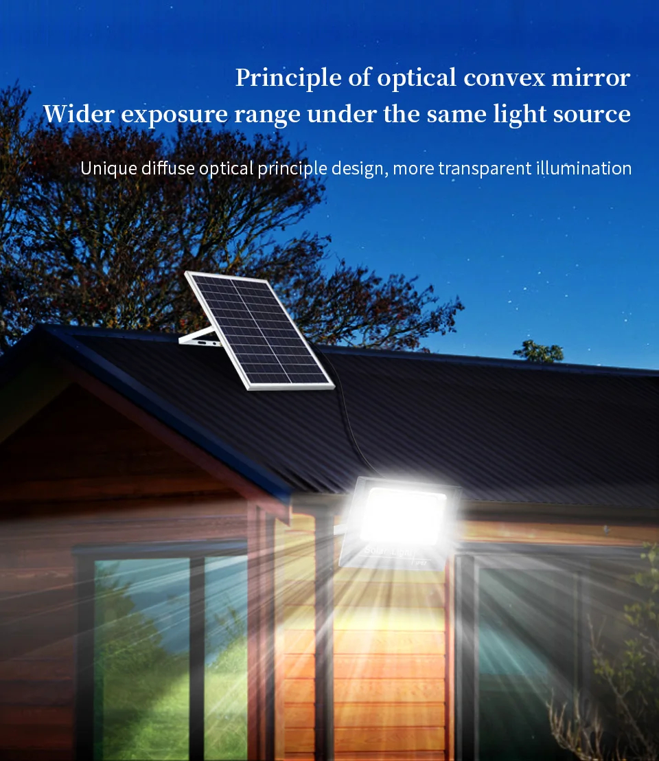REFLECTOR LUZ INUNDACIÓN SOLAR LED IMPERMEABLE RONDON - 8
