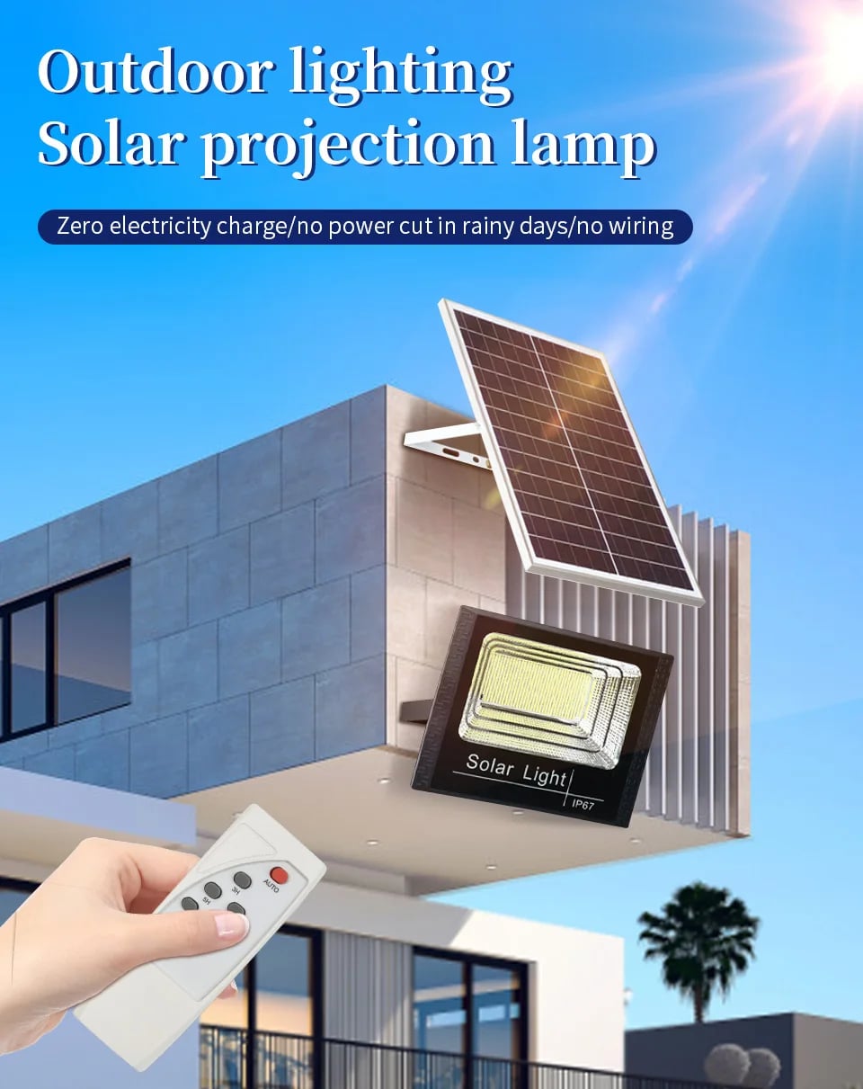 REFLECTOR LUZ INUNDACIÓN SOLAR LED IMPERMEABLE RONDON - 9