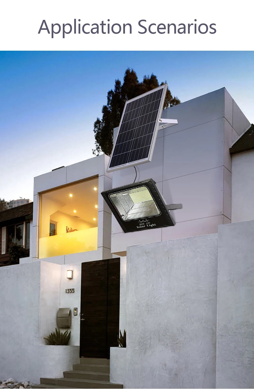 REFLECTOR LUZ INUNDACIÓN ENERGÍA SOLAR RECARGABLE RONDON - 5