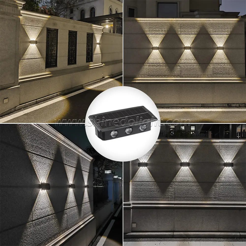 REFLECTOR SOLAR PARED LED EXTERIORES IMPERMEABLE RONDON - 2