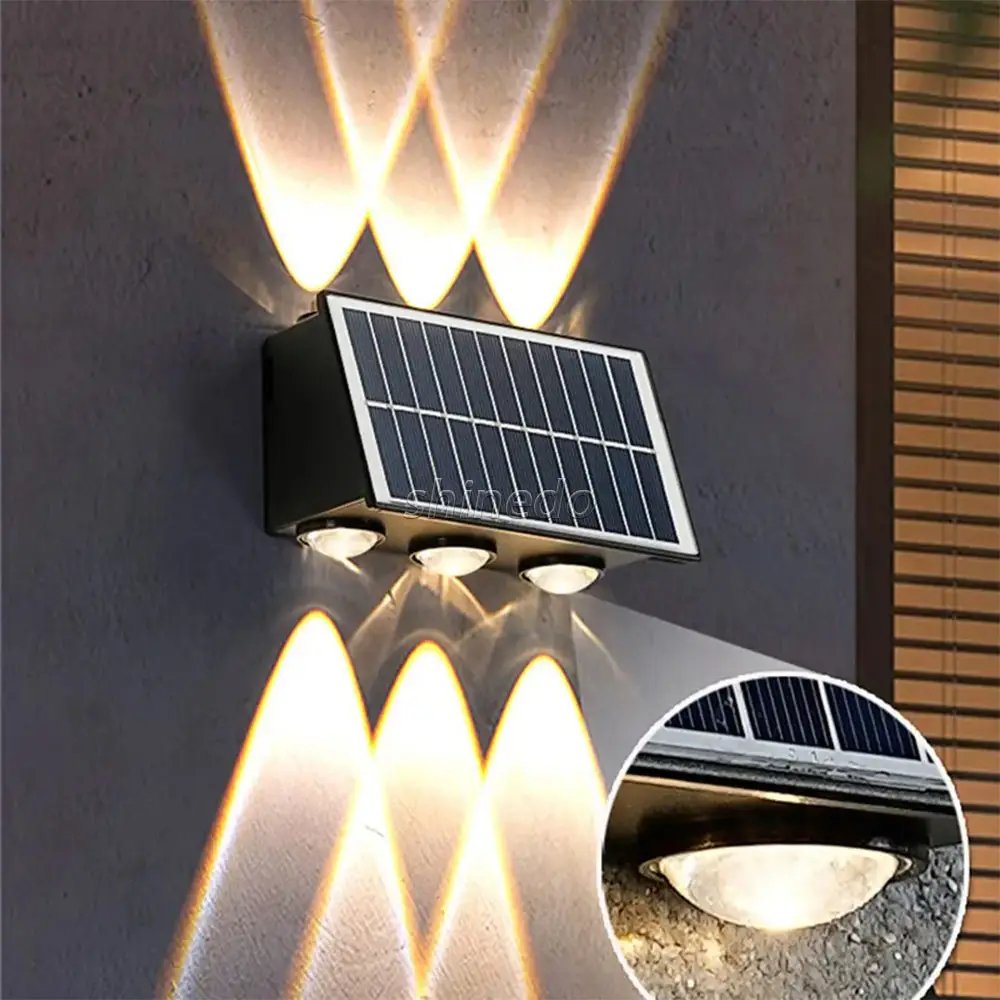 REFLECTOR SOLAR PARED LED EXTERIORES IMPERMEABLE RONDON - 3