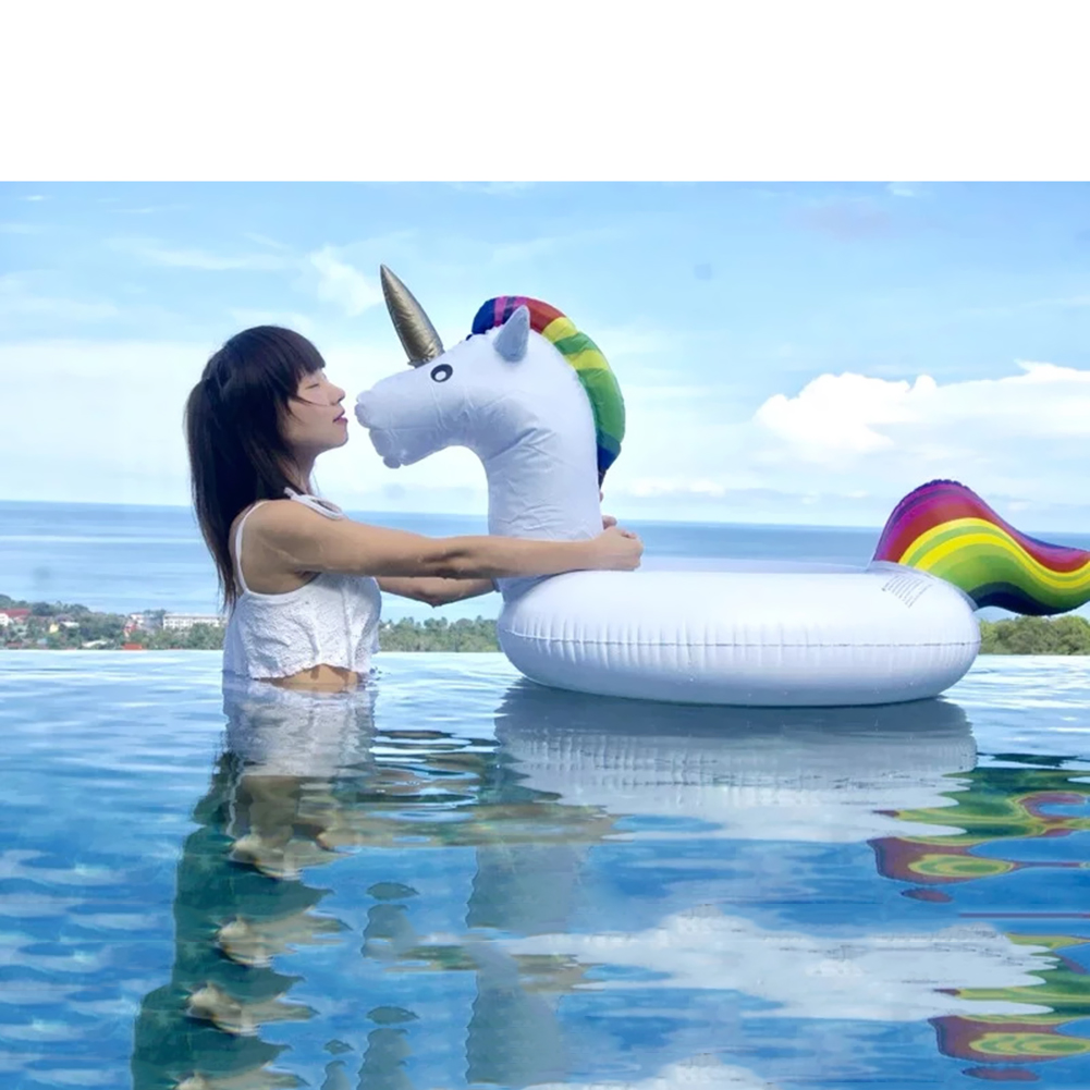 INFLABLE GENUINE TOYOTA NUEVO PISCINA ANILLO NATACIÓN UNICORNIO NIÑAS RONDON - 7