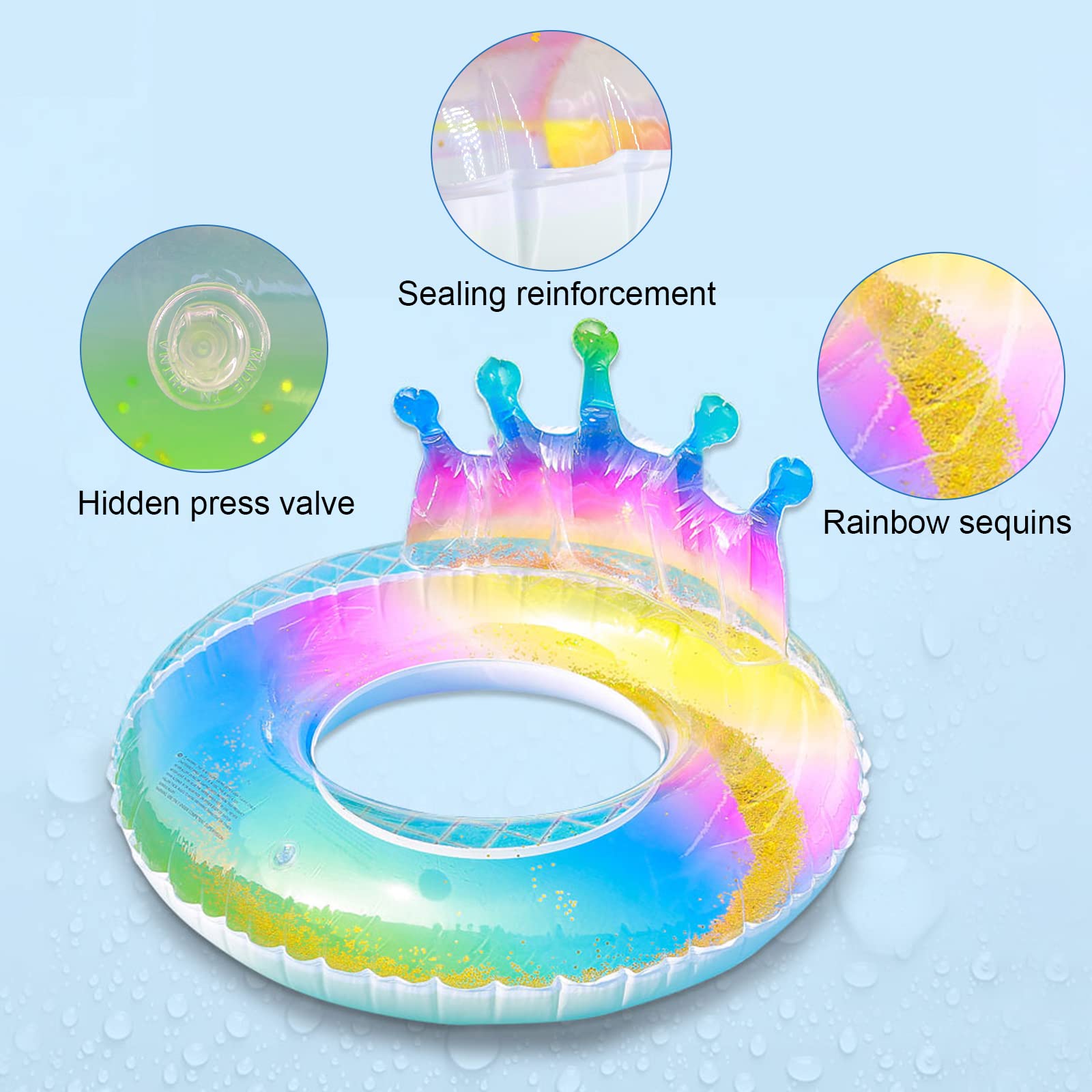 INFLABLE GENUINE TOYOTA NUEVO PISCINA FLOTADOR ANILLO NATACION SEGURIDAD RONDON - 4
