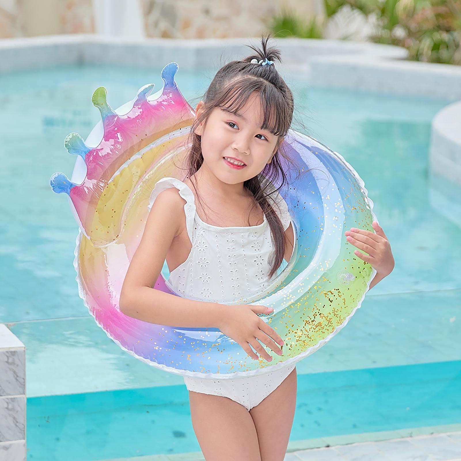 INFLABLE GENUINE TOYOTA NUEVO PISCINA FLOTADOR ANILLO NATACION SEGURIDAD RONDON - 8