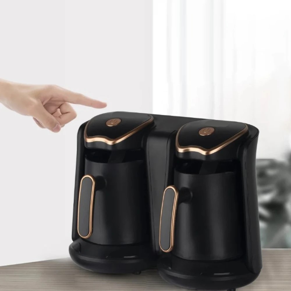 CAFETERA TURCA CALEFACCIÓN HOGAR CAFÉ TETERA DOBLE RONDON - 2