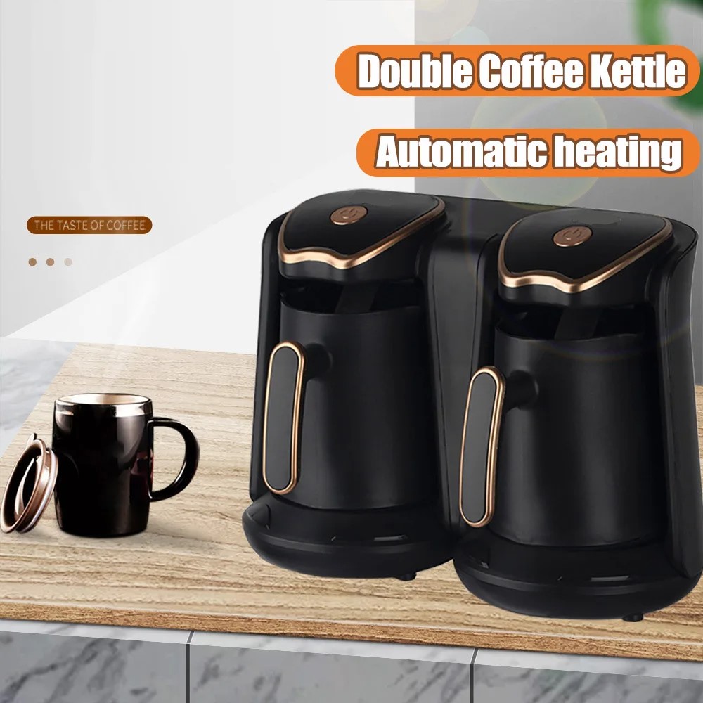 CAFETERA TURCA CALEFACCIÓN HOGAR CAFÉ TETERA DOBLE RONDON - 3