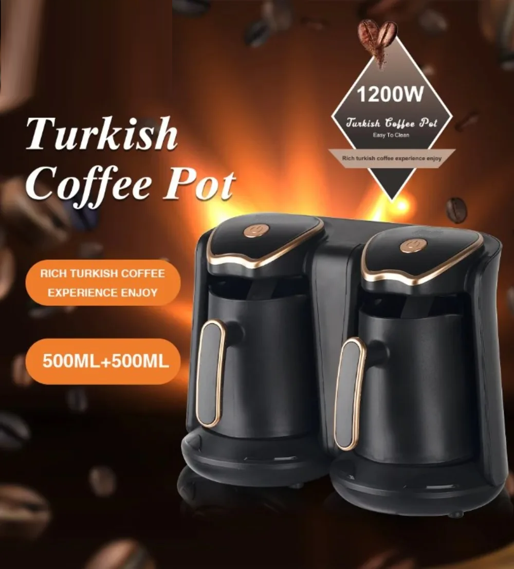 CAFETERA TURCA CALEFACCIÓN HOGAR CAFÉ TETERA DOBLE RONDON - 8