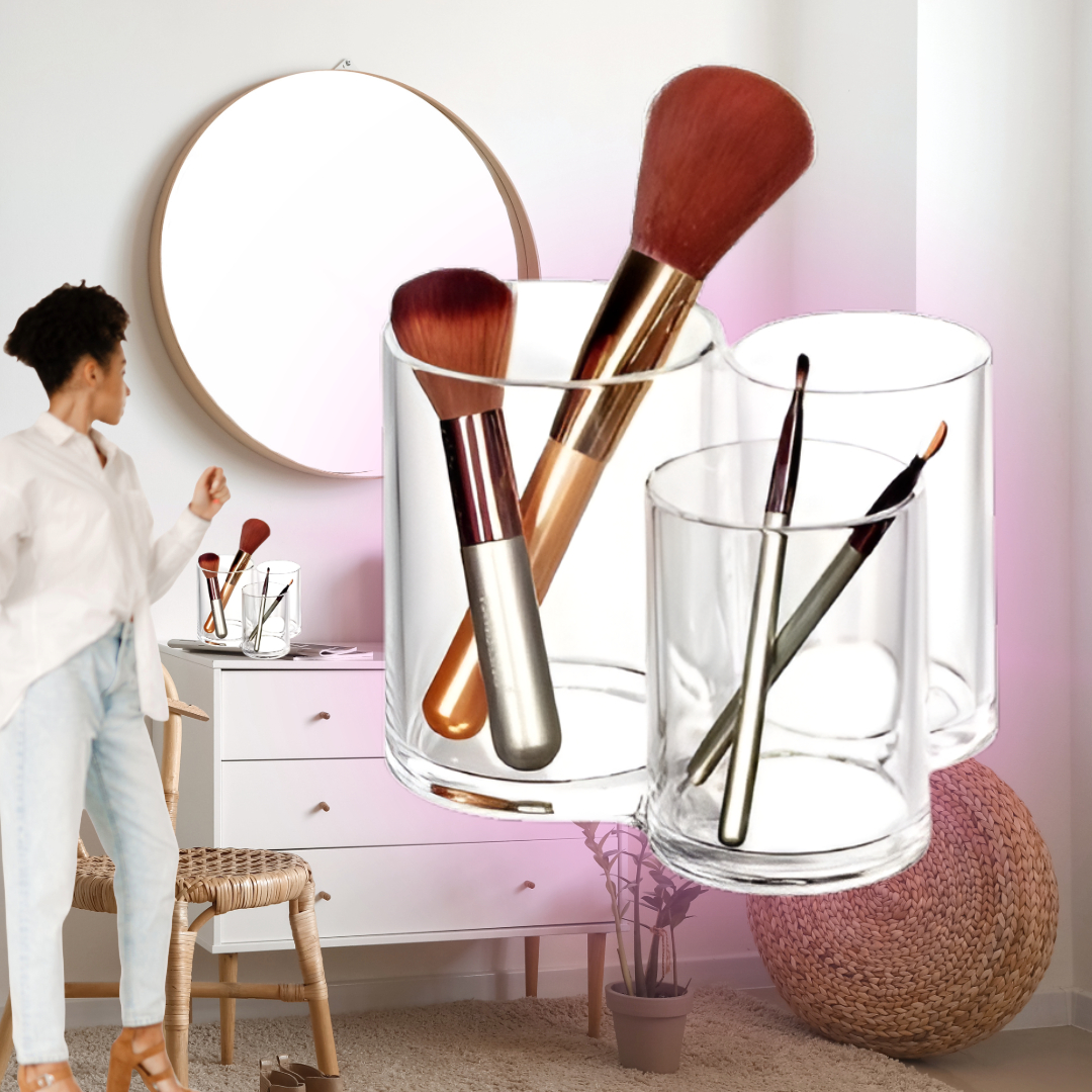 ORGANIZADOR MAQUILLAJE COTONETES MULTIFUNCIONAL RONDON - 8