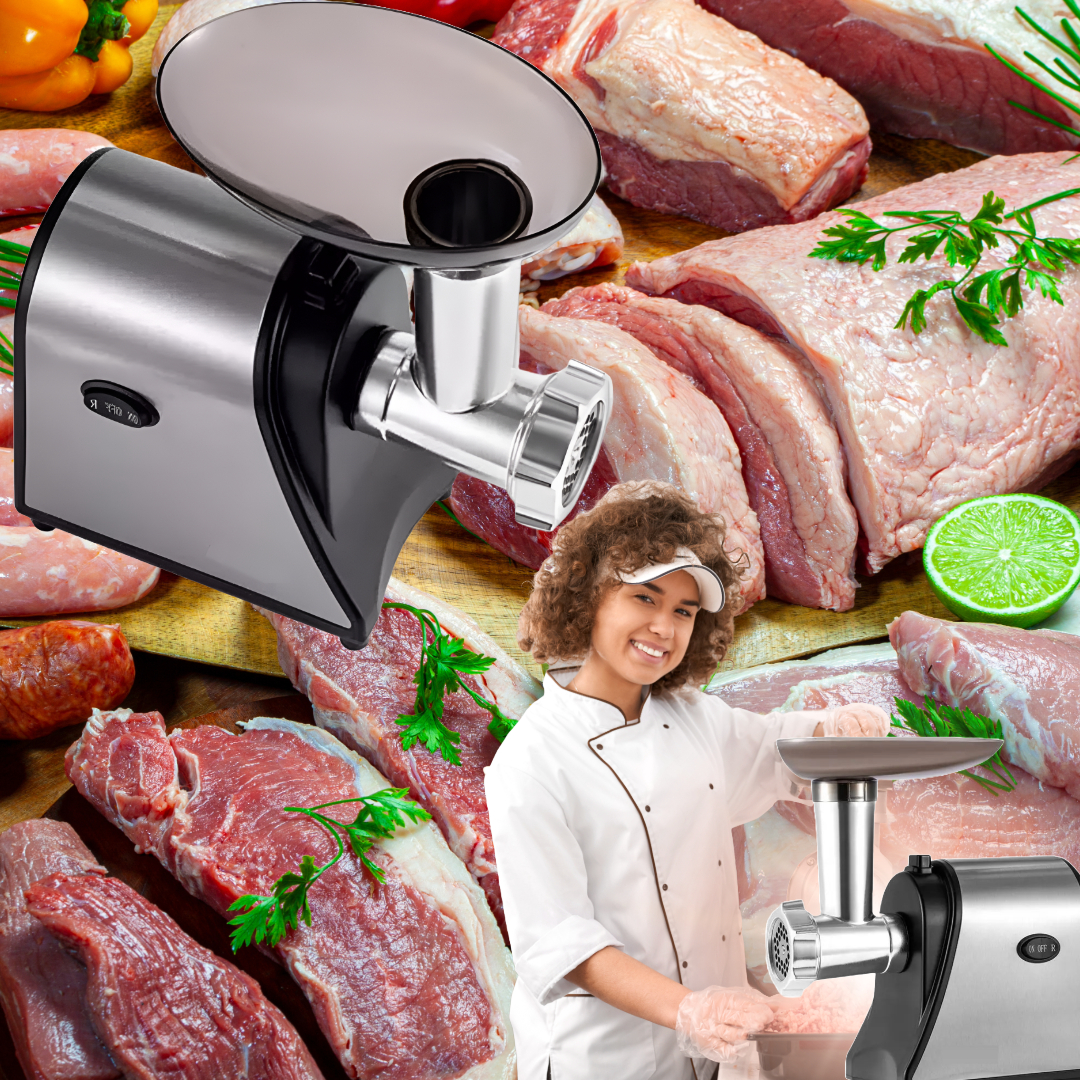 MOLEDORA CARNE ELECTRICA MULTIUSO RESISTENTE COCINA RONDON - 8