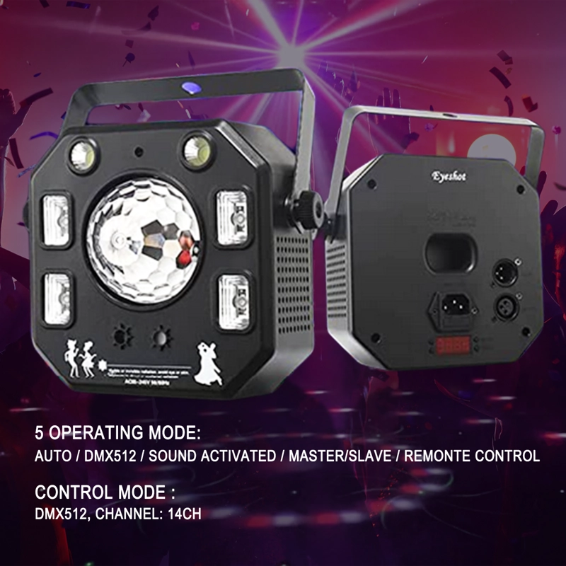 LUCES ESCENARIO DJ LED PROFESIONAL FIESTA COLORES RONDON - 9