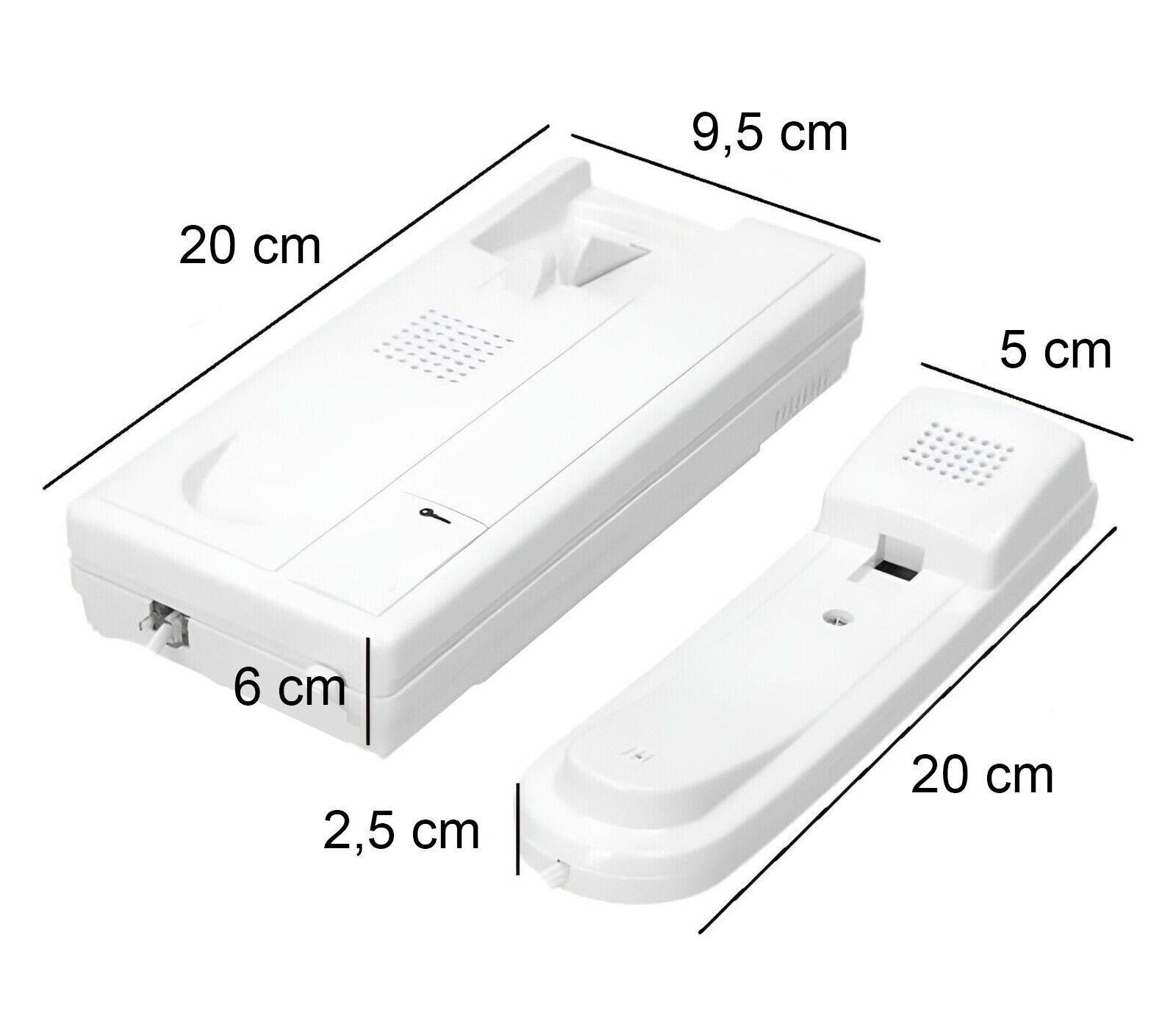PORTERO 100FIT ELÉCTRICO TELÉFONO SEGURIDAD BOTÓN TIMBRE RONDON - 3