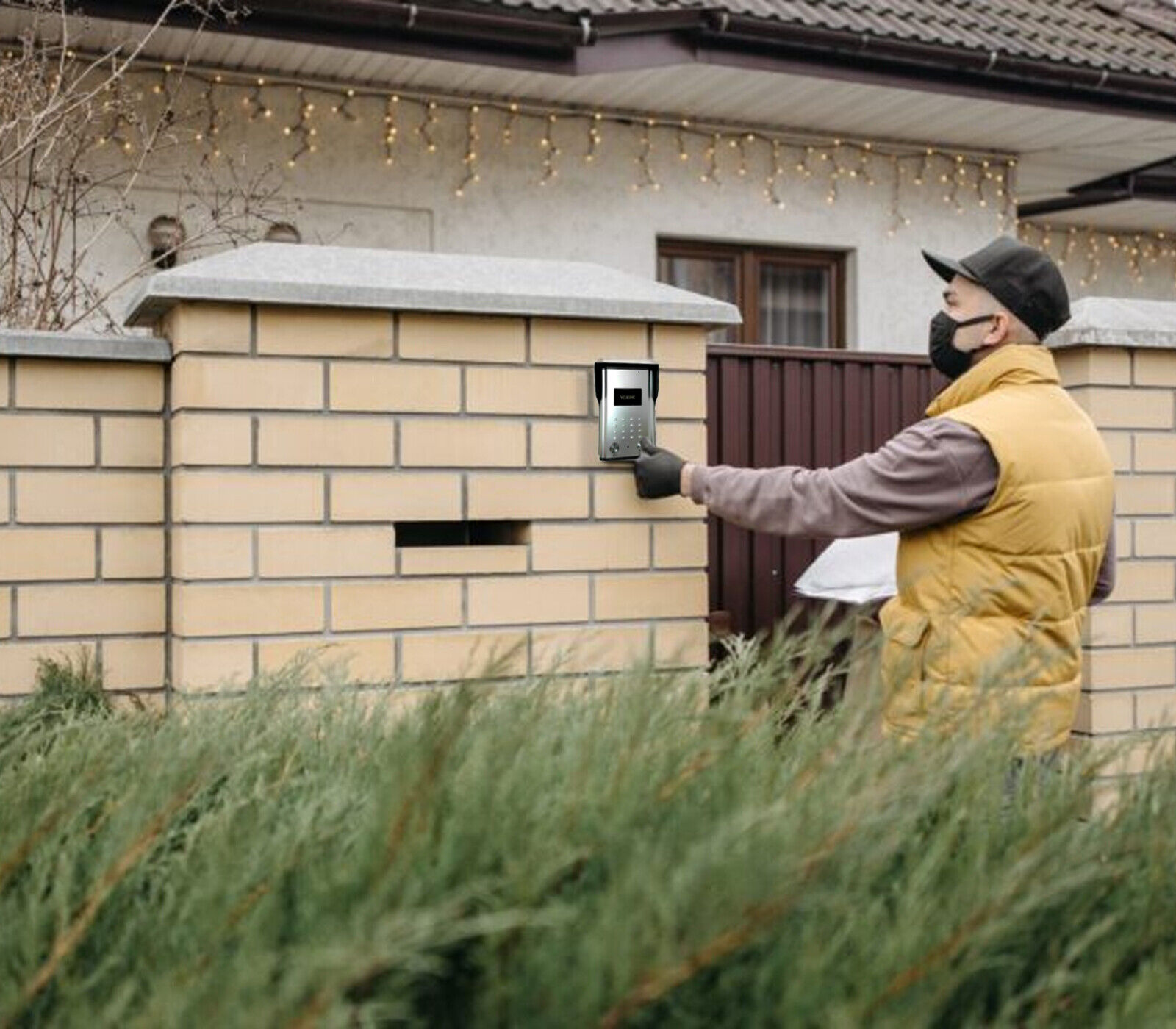 PORTERO 100FIT ELÉCTRICO TELÉFONO SEGURIDAD BOTÓN TIMBRE RONDON - 6