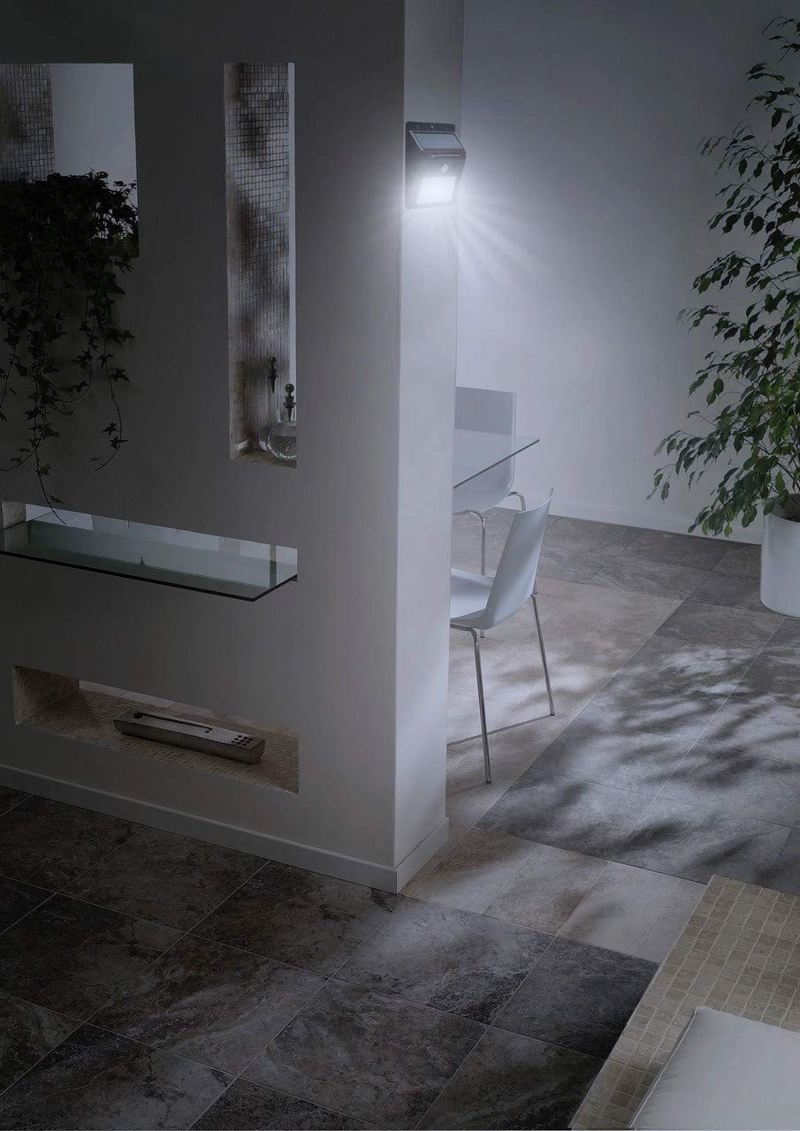 FOCO 20 LED SOLAR SENSOR MOVIMIENTO EXTERIOR HOGAR RONDON - 2