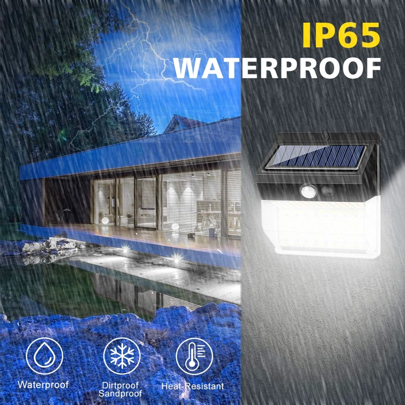 LÁMPARA LED 100FIT NUEVO SOLAR EXTERIOR ILUMINACIÓN INALÁMBRICA RONDON - 5
