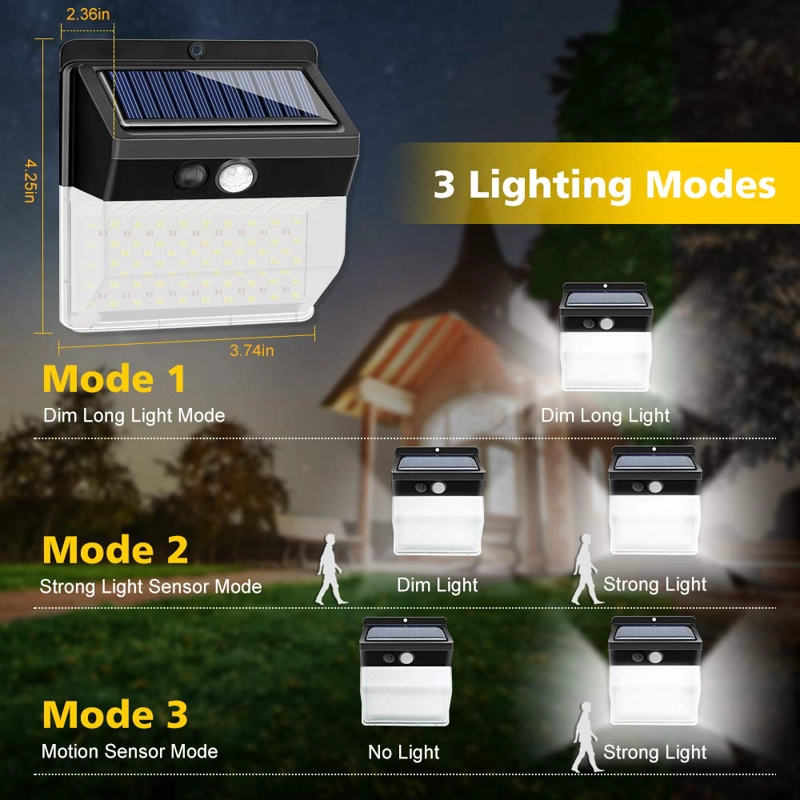 LÁMPARA LED 100FIT NUEVO SOLAR EXTERIOR ILUMINACIÓN INALÁMBRICA RONDON - 7