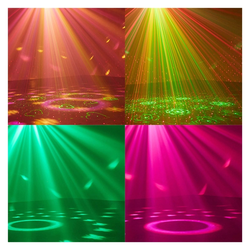 LUCES LED DJ MIXTO ESTRELLAS FLORES PROFESIONAL RONDON - 1