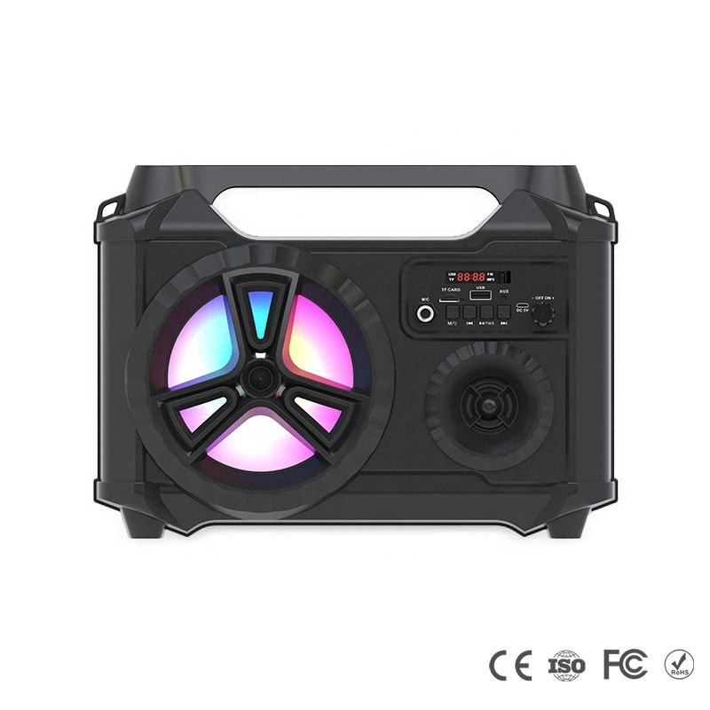 PARLANTE BLUETOOTH 100HC AUDIO SUBWOOFER PORTATIL ALTAVOZ MUSICA RONDON - 3