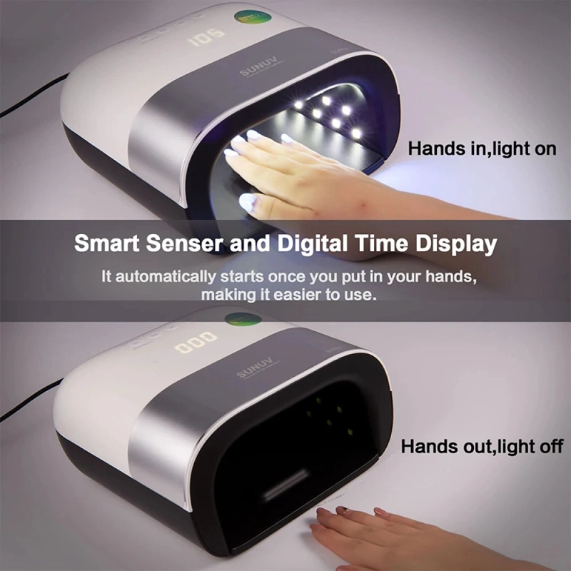 LÁMPARA LED LA EMILIANA SECADOR DE UÑAS UV LED TEMPERATURA AUTOMÁTICA RONDON - 2
