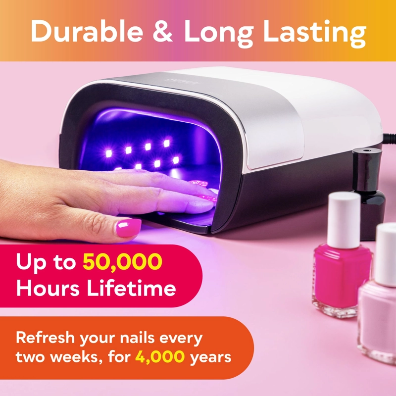 LÁMPARA LED LA EMILIANA SECADOR DE UÑAS UV LED TEMPERATURA AUTOMÁTICA RONDON - 8