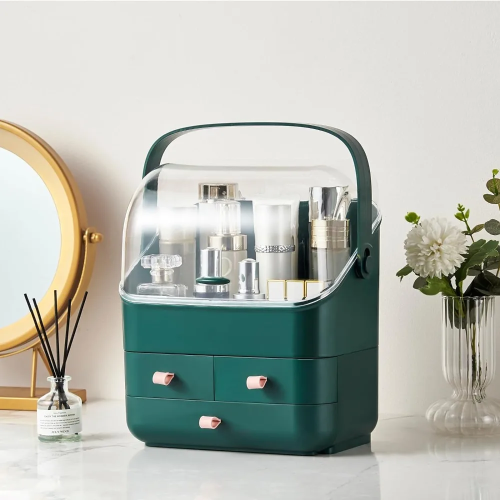 COSMÉTIQUERO TAPA RESISTENTE CAJA MAQUILLAJE PORTÁTIL RONDON - 7