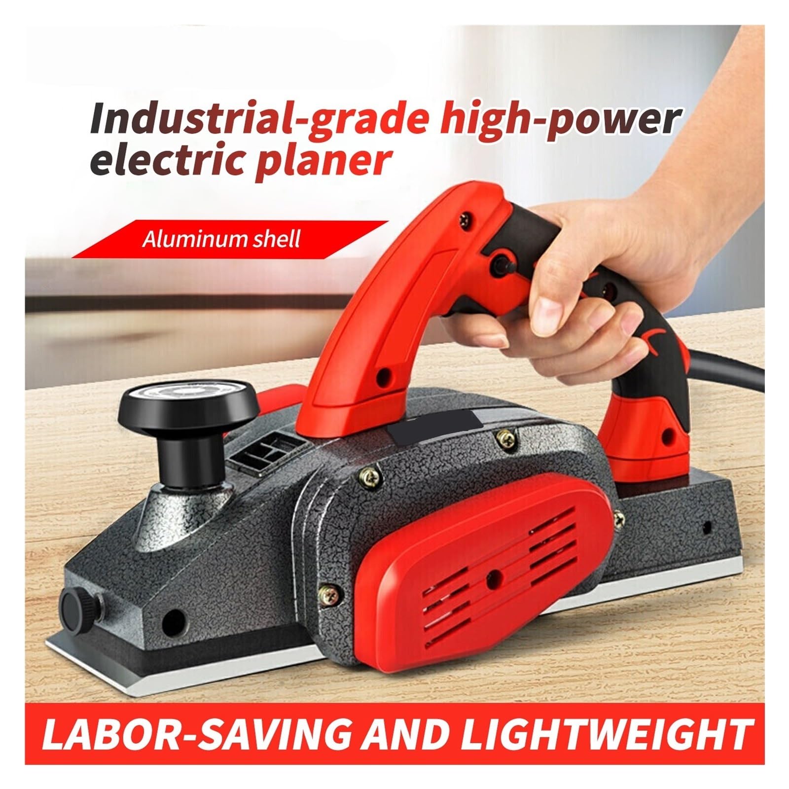 CEPILLO ELECTRICO PAKEWAY PULIDOR MADERA MULTIFUNCIONAL RONDON - 9