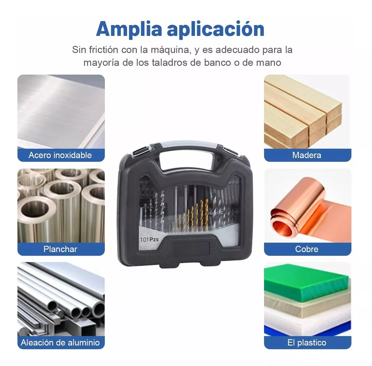 JUEGO DE BROCAS PAKEWAY PUNTAS CAJA HERRAMIENTAS REPARACION RONDON - 4