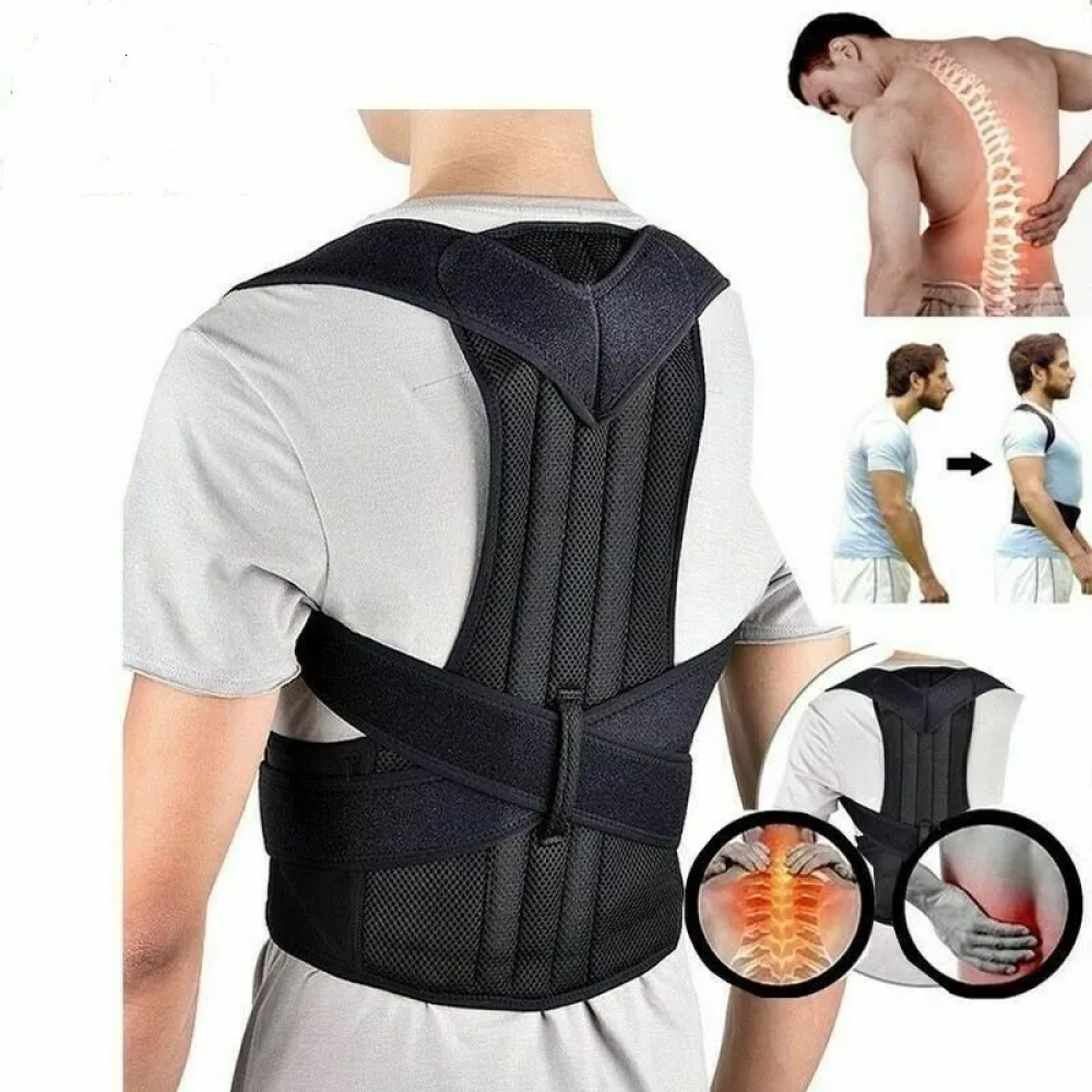 FAJA CORRECTORA POSTURA ESPALDA AJUSTABLE ALIVIO RONDON - 1