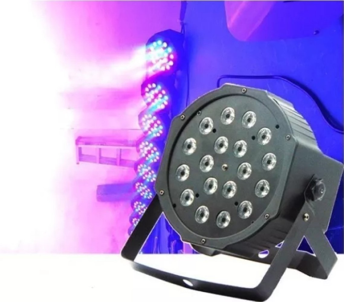 LUZ PAR LED RGB DMX ESCENARIO DISCOTECA DJ PARTY RONDON - 1
