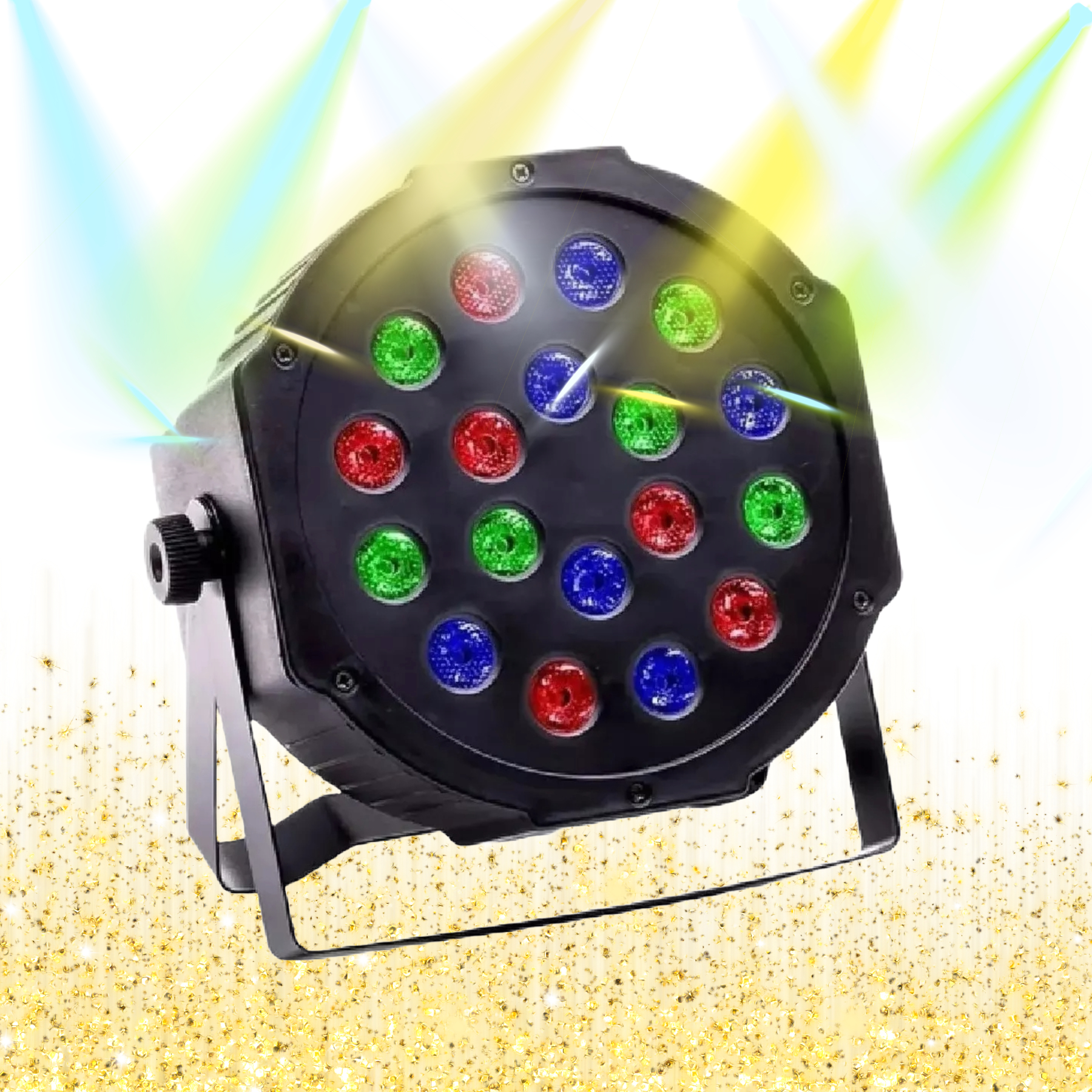LUZ PAR LED RGB DMX ESCENARIO DISCOTECA DJ PARTY RONDON - 6