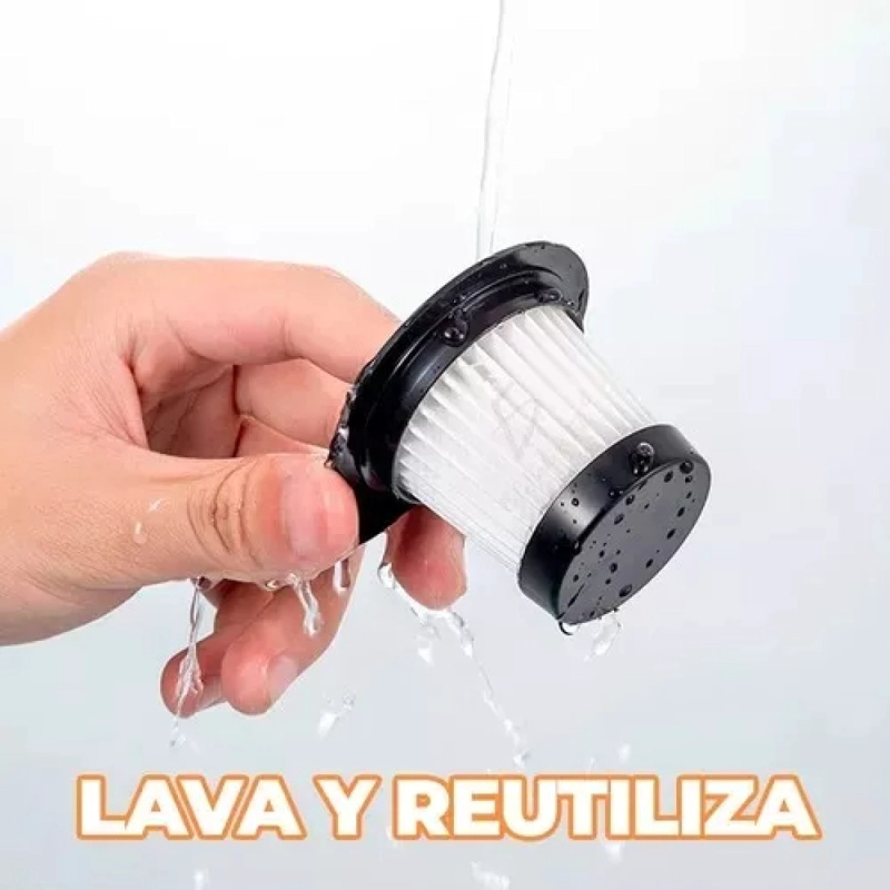 ASPIRADORA PORTATIL CASA VELOCIDAD SUCCION LIMPIEZA RONDON - 1